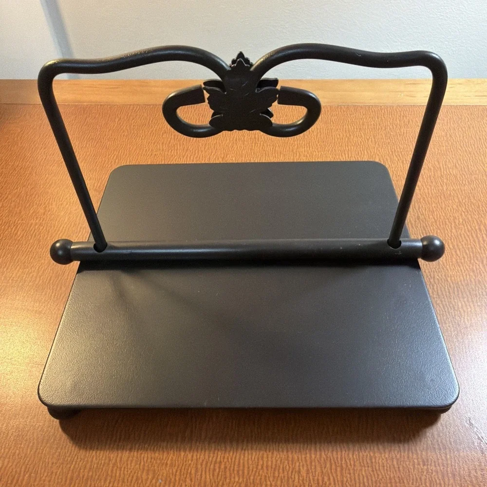 Longaberger Wrought Iron Paper Napkin Holder Maple Leaf